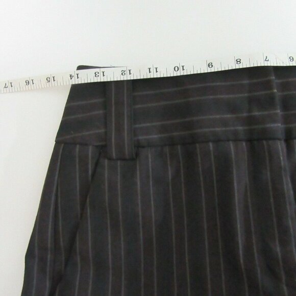 EXPRESS DESIGN STUDIO Black Striped Pants Size 6 - Picture 6 of 7